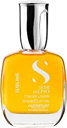 Alfaparf Milano Semi di Lino Sublime Cristalli Liquidi Óleo Capilar com Proteção Térmica – todos os tipos de cabelos - Protege e ilumina - Fórmula vegana – Qualidade Profissional de salão 30ml