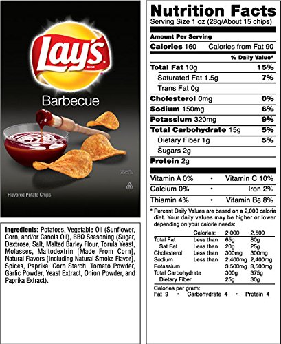 Lay's Barbecue Chips Party Size 13.25oz (Pack of 2)