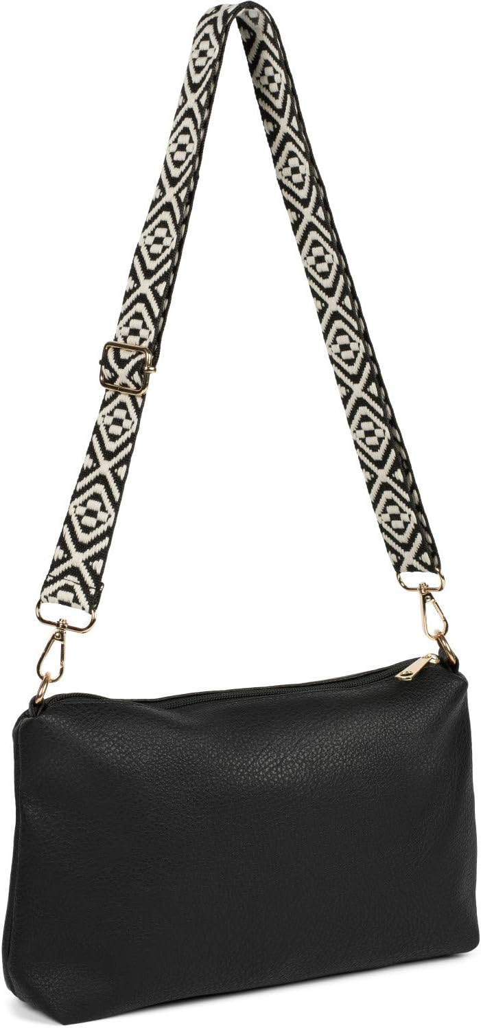 styleBREAKER Pockets shoulder strap with Aztec pattern, interchangeable bag strap with snap hook, adjustable, unisex 02013015 - Image 4