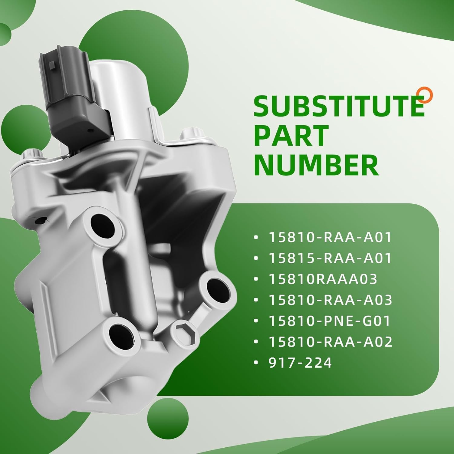 15810-RAA-A03 VTEC Solenoid Spool Valve with Timing Oil Pressure Switch and Gasket Compatible with Accord Civic CR-V Element RSX 2002-2011 2.0L 2.3L 2.4L 3.0L 15810-PNE-G01 15810-PPA-A01 1581