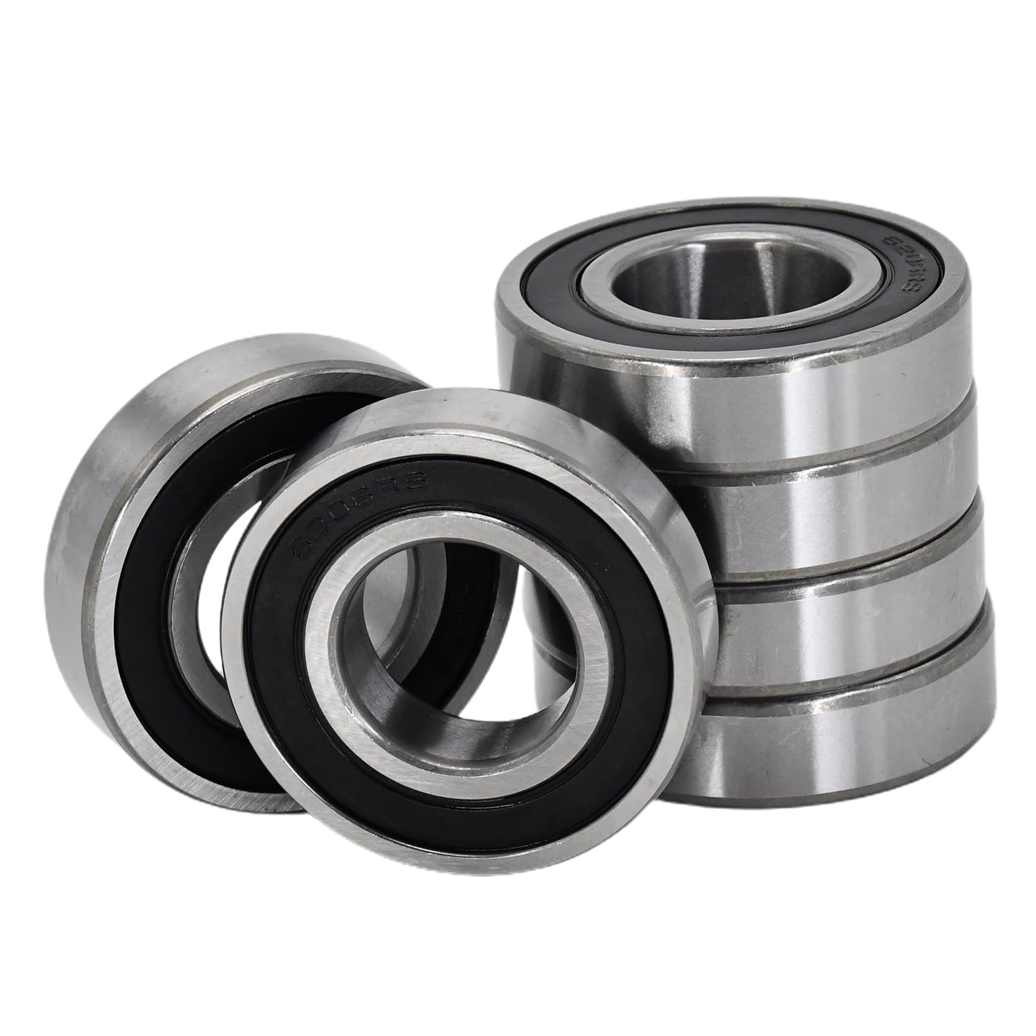 Spindle Bearing Kit 037-6023-00 for Bad Boy 037-6015-00 Pup, Lightning, Outlaw, ZT & CZT 2004-up Mower Deck Spindle 30mm Shaft, Deck Blade Spindle Bearing Rebuild Kit Replace for C29735 350759 (6 Set)