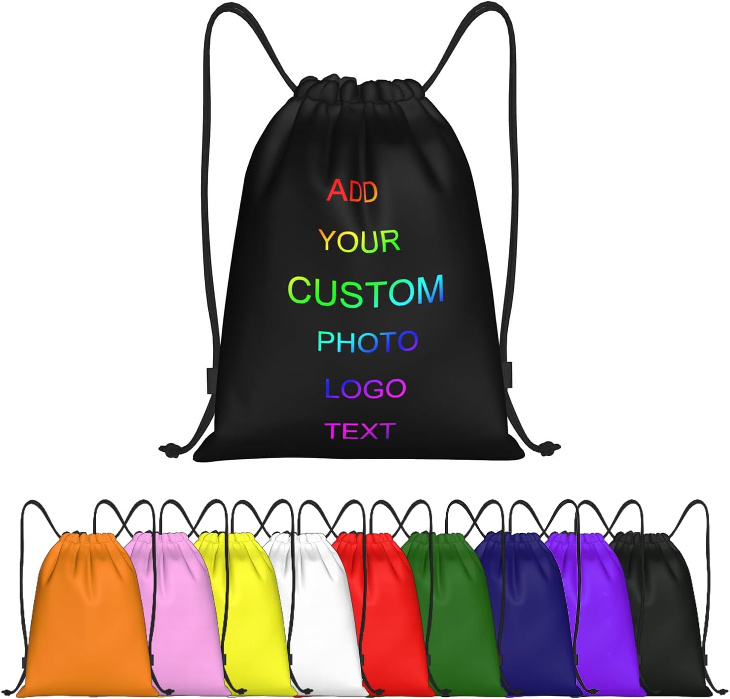 Sacche zaino con coulisse per bambini personalizzate – Gadget Zone