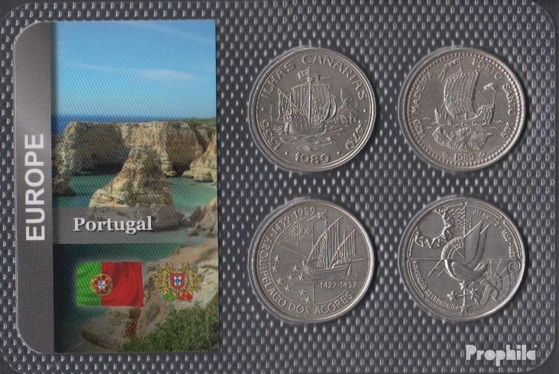 Monnaies Fleur de Coin Portugal 100 Escudos Prophila de collection haut de gamme