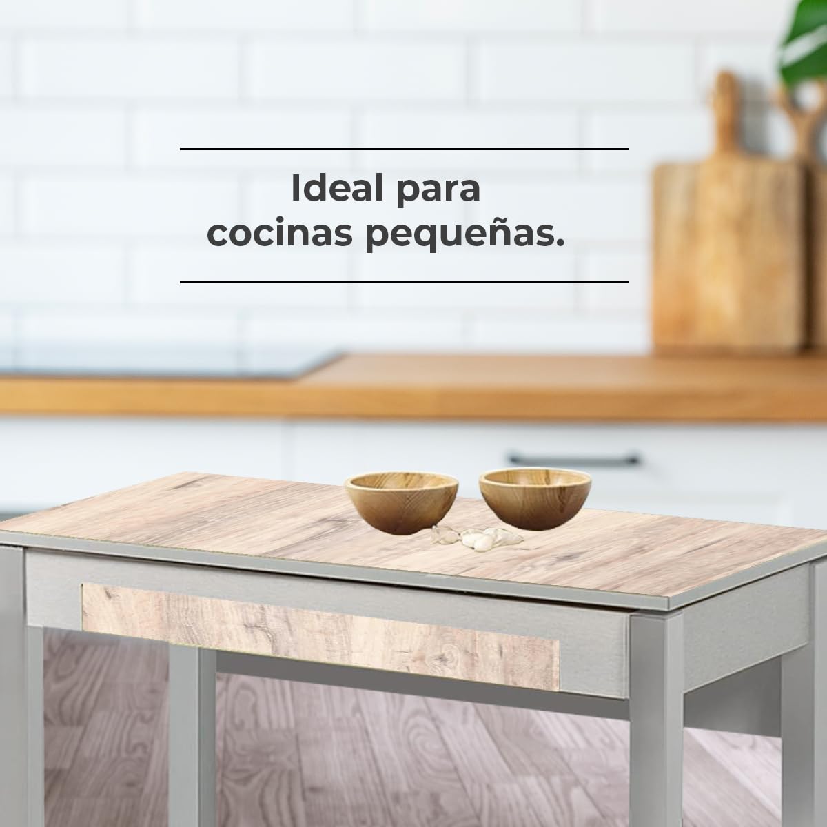 ASTIMESA Tavolo da Cucina, Grigio, 110 cm x 70 cm