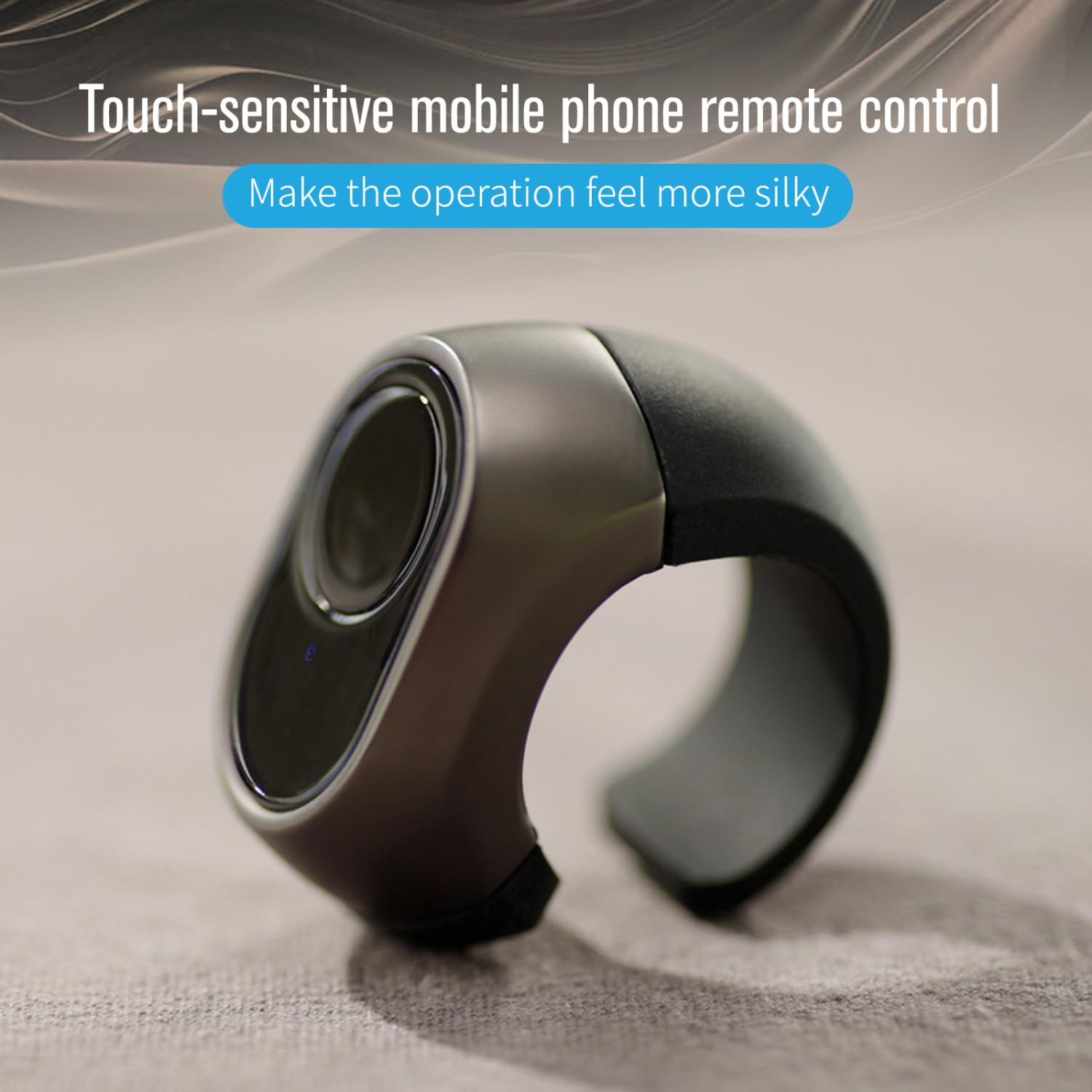 Fingerspitzen Seitenwender， Bluetooth Fernbedienung Scrolling Ring，Wiederaufladbare Wireless Kamera Fernauslöser Selfie Taste Controller für TikTok, Videowiedergabe, Musiksteuerung