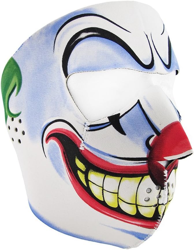 Clown Joker Face Neoprene Motorcycle Face Mask Facemask …