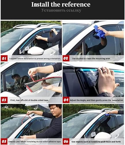 HMLTD Deflettori Aria per Opel Antara L07 2008+