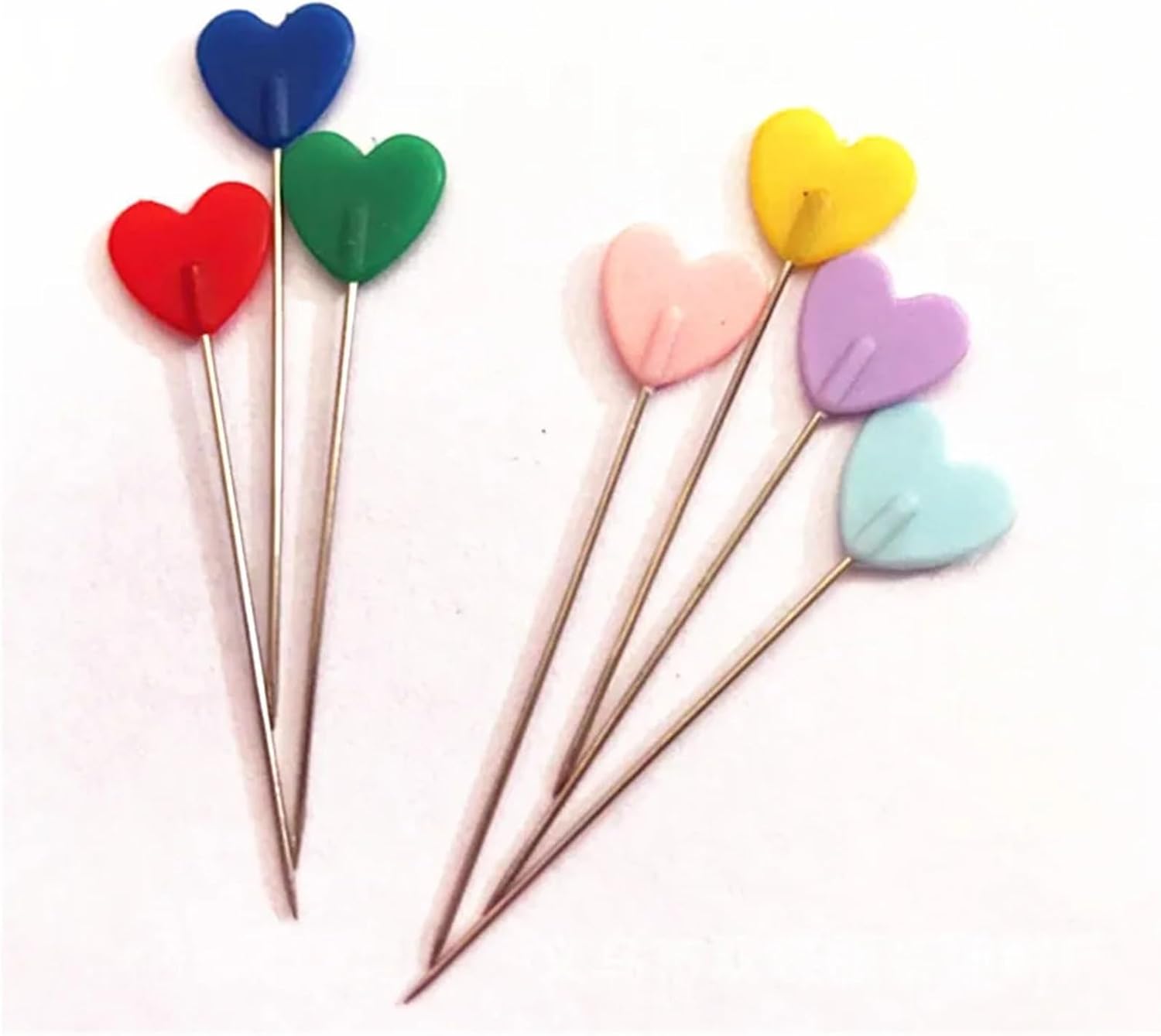 50/300pcs Dressmaking Pins Embroidery Patchwork Tools Fixed Pin Button Patchwork Pin For DIY Sewing Positioning Accessories(Style 04,200PCS)