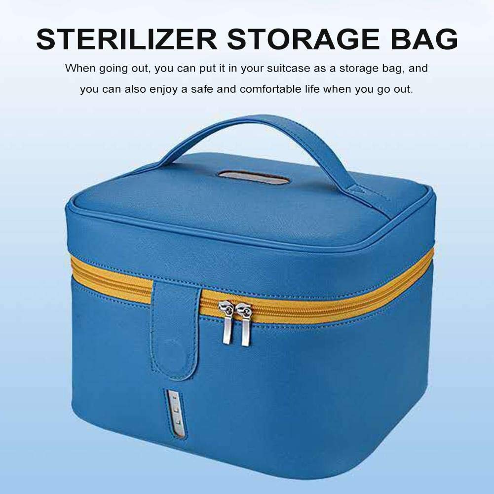 GZD Sterilizzatore UV Borsa, disinfezione Portatile sterilizzatore di Sicurezza, ha Condotto la disinfezione UV Pacchetto del Sacchetto, Multifunzionale sterilizzatore Box per Maschere/babybottle /