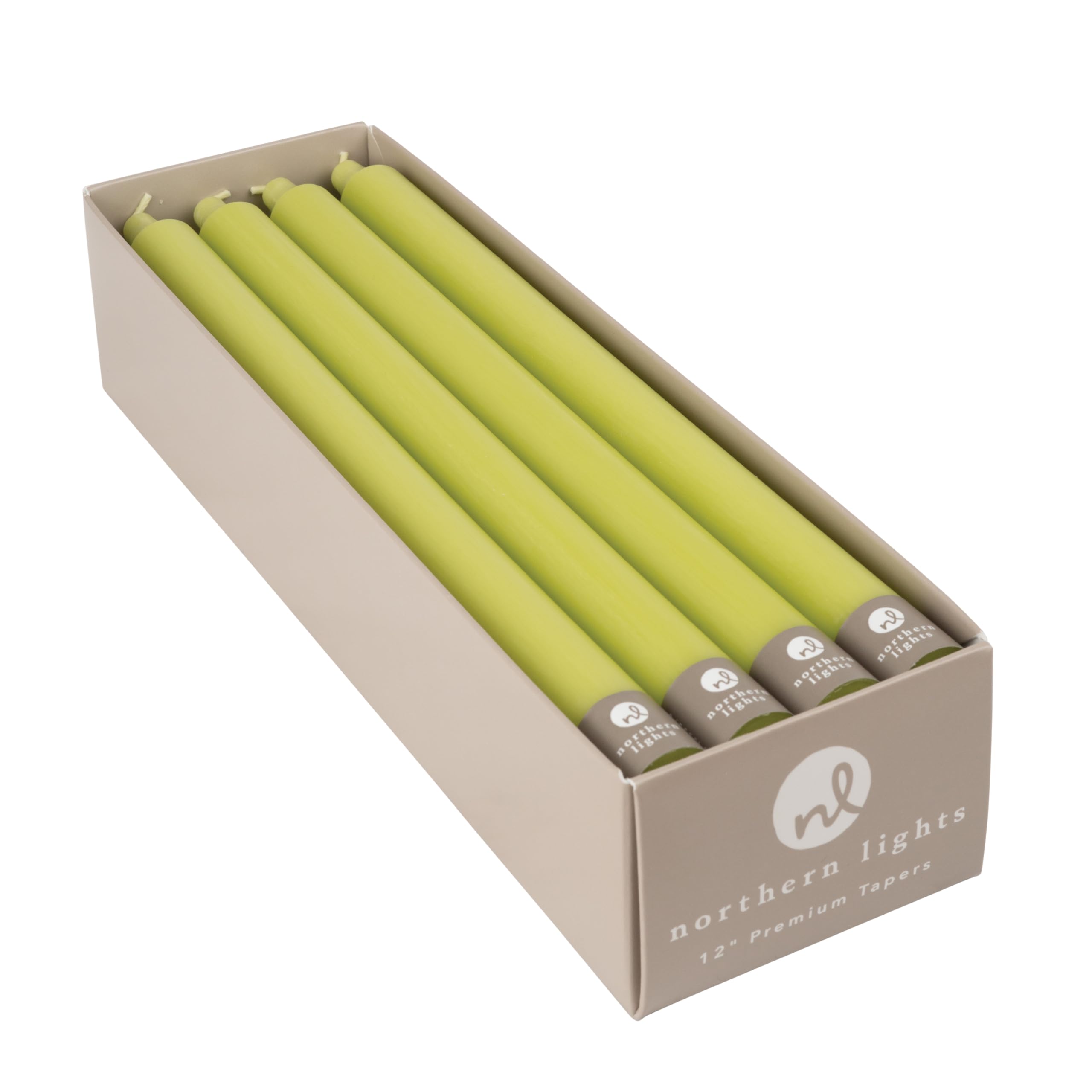 Northern Lights Candles Nlc Premium Tapers 12 szt. nowy liść 30,5 cm