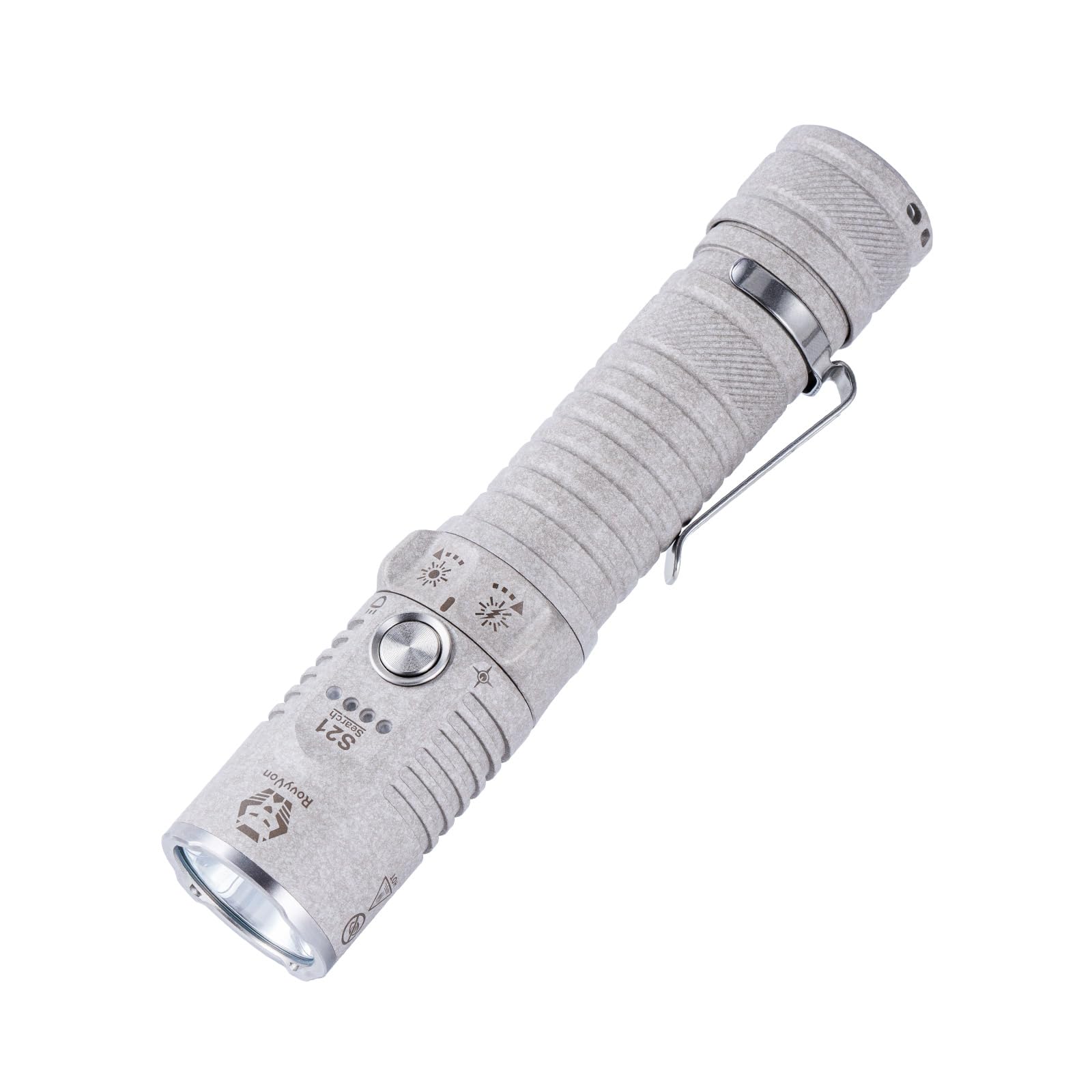 RovyVon S21 High Lumen Rechargeable Bright Flashlight 3000 Lumen,400M Long Throw Searchlight with Easy Use Mechanical Ratary Switch,Magnetic Base,IPX8 Waterproof for Home,Hunting,Searching,Rescue