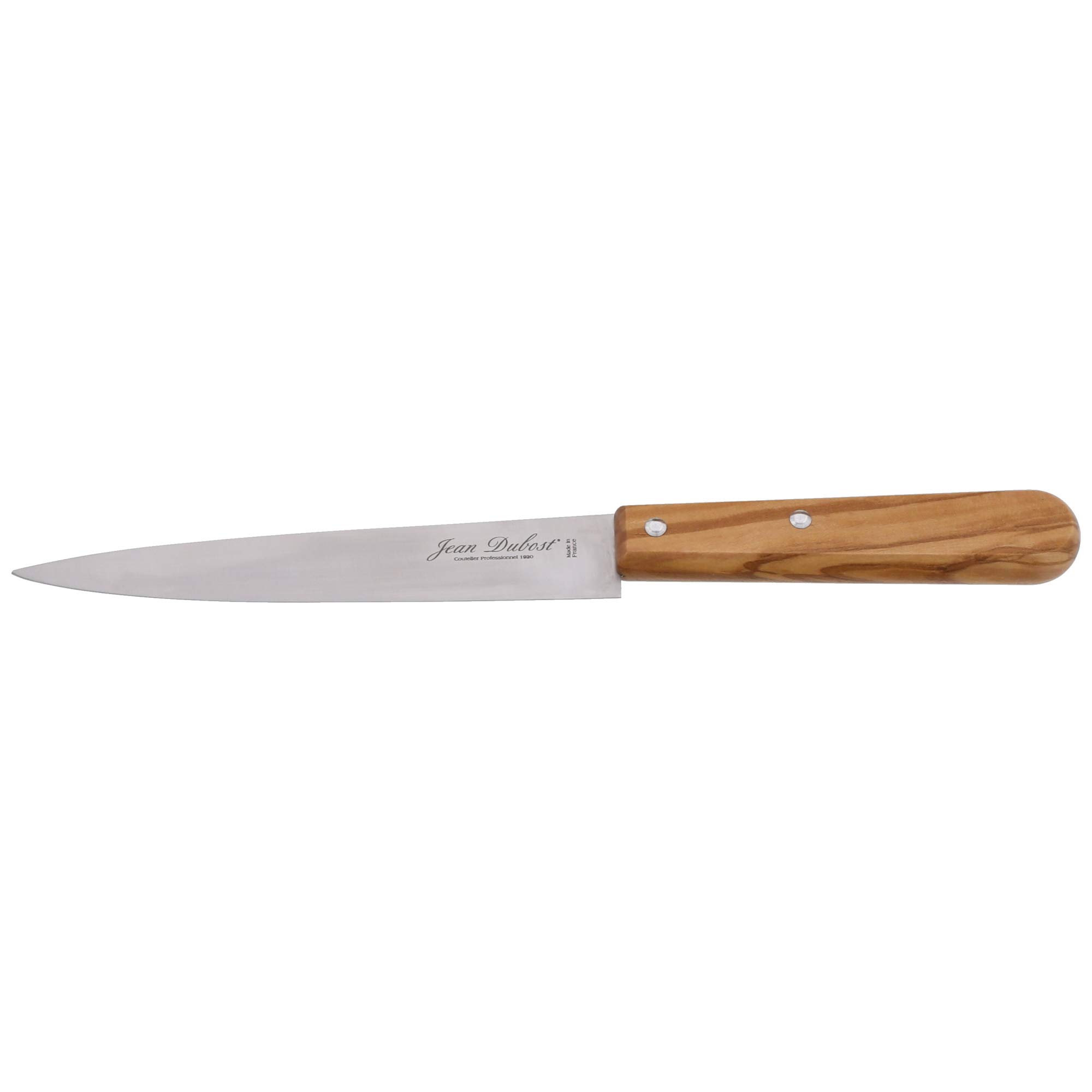 Jean Dubost SET 3 PIECES CUISINE MANCHE OLIVIER TRADITION, Marron
