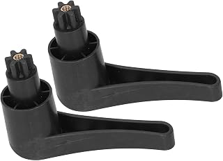2pcs PVC Kayak Rudder Steering Control Handle Grip Replacement for Canoe Boats Accessories