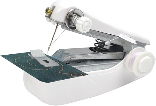 Mini Sewing Machine, Handy Sewing Machine, Small, Hand Sewing Machine, One-Handed, Easy Operation, Quick Repair, Portable Sewing Machine, Compact, Lightweight, Handheld Sewing Tool, Multi-purpose, DIY, Mini Sewing Machine, Handmade, Manual Sewing Machine, For Home Use, Beginners