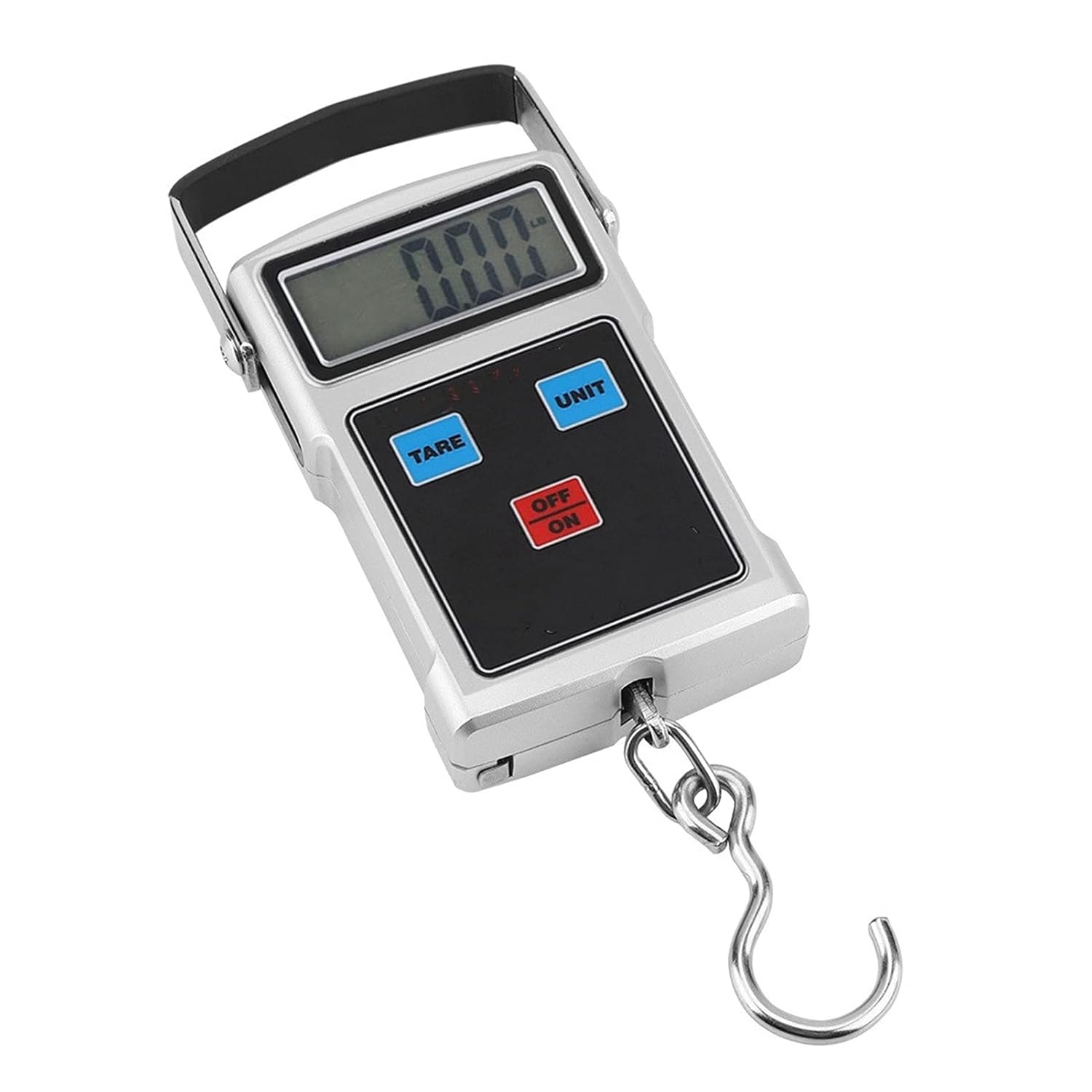 Weight ScaleDigital Scale-Hanging Scale Portable Electronic LCD Display Digital Weight Scale with Tape Measure Hook​​ 50KG Digital Scale for Weighing Luggage