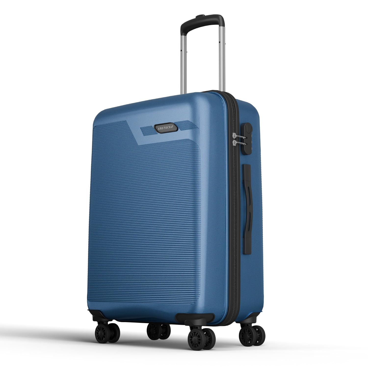 Axis Check-in Trolley Bag 66cm | Medium | Hard Luggage | Smooth 8-Wheel Suitcase | Combination Lock with Sturdy Zipper | Polycarbonate | 3-Year International Warranty (Dark Teal) discount deal