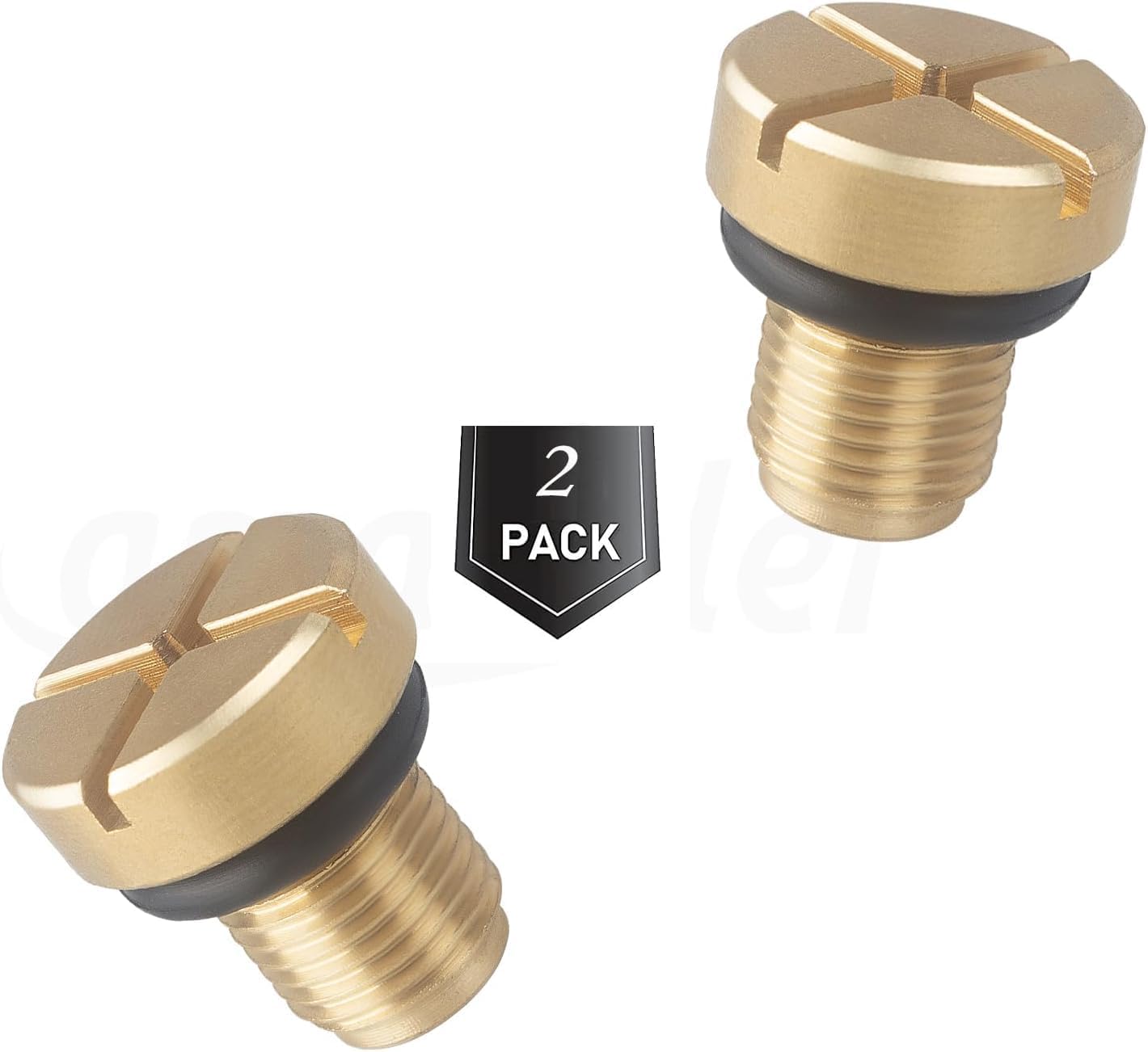 Replacement 17111712788 Radiator Coolant Expansion Tank Bleeder Screw, Coolant Air Bleeder Screw with Rubber O-ring, Fits BMW X1 X3 E46 E92 E90 E36 E39 Mini Cooper (2 Pcs)