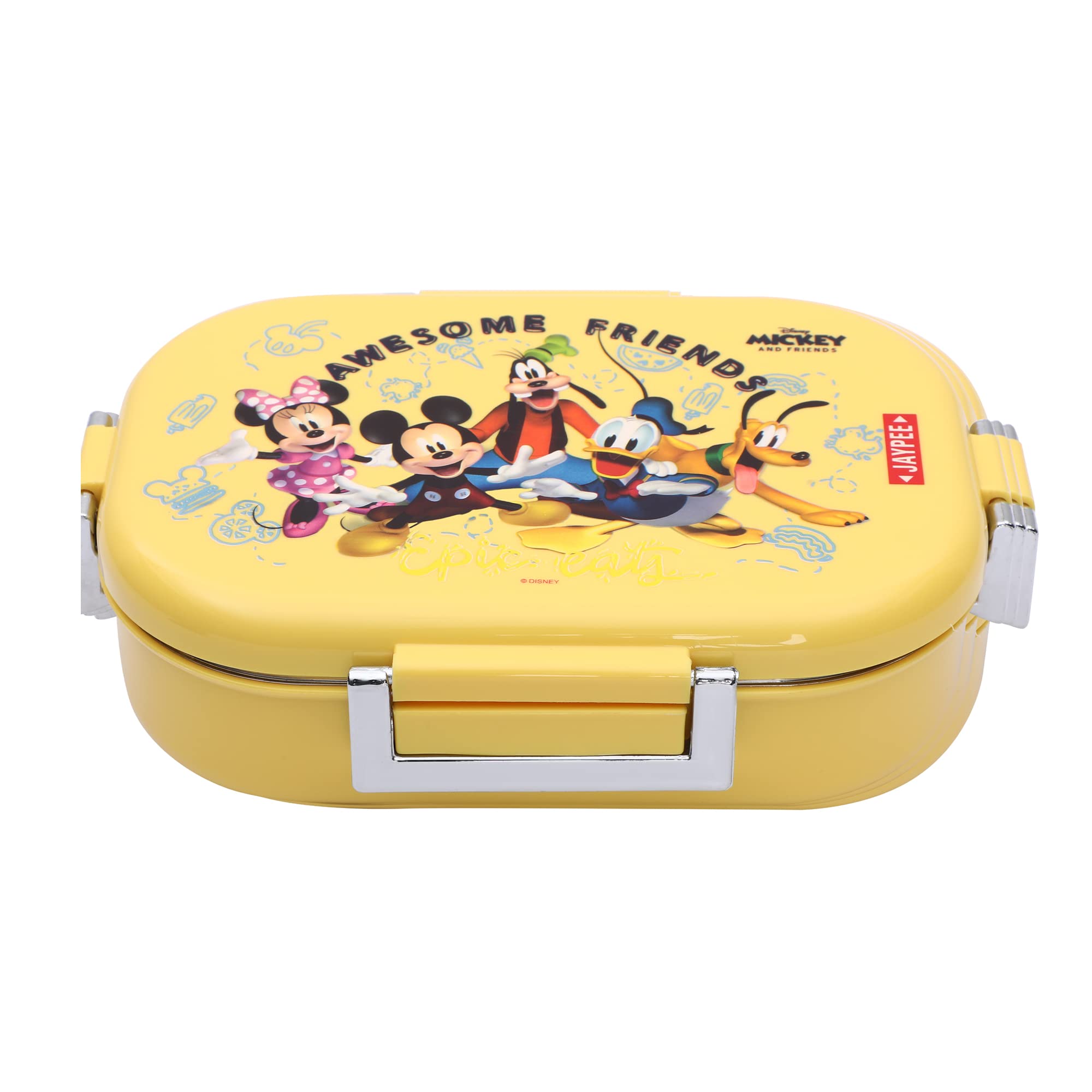 JAYPEE Stainless Steel Insulated Lunch Box Missteel Mickey Printed Yellow, 500 ml, Suitable for School, Offices and picnics, (B0C1ZT726G) Amazon Price History, Amazon Price Tracker