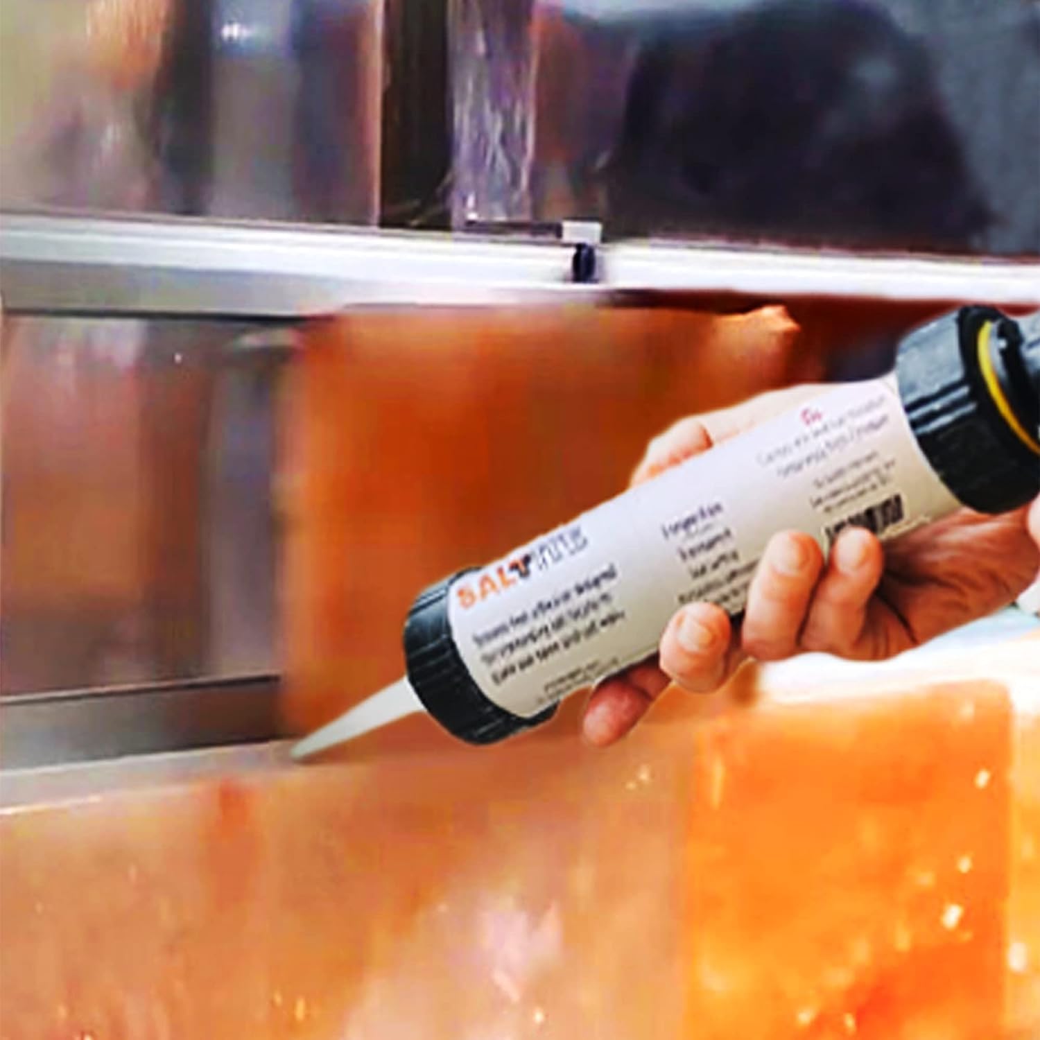 Saltite - Himalayan Salt Glue Pack of 6 Himalayan Salt Adhesive for Joining Himalayan Salt Bricks, The Perfect Sealant for Blocks and Tiles & Salt Products