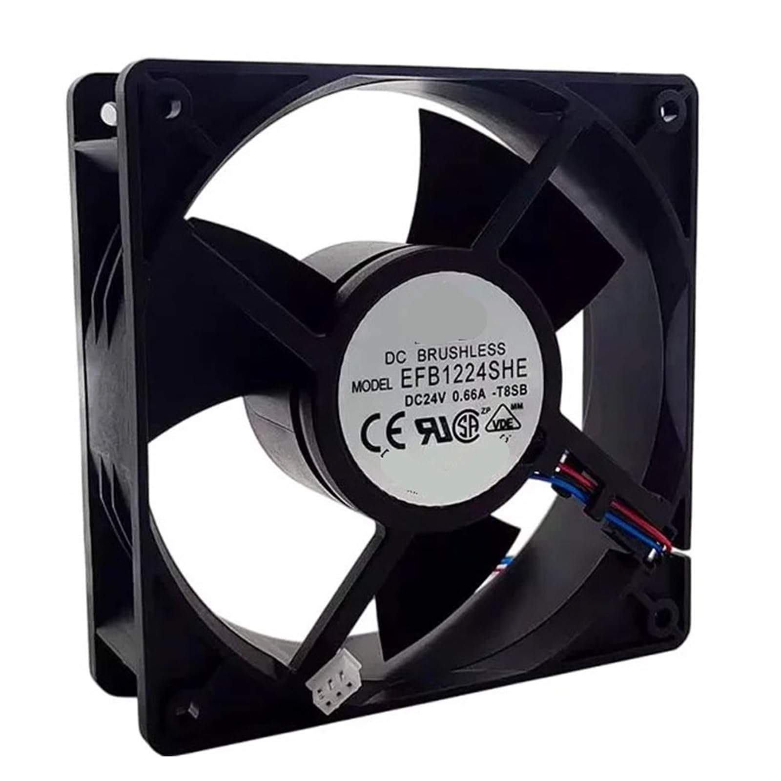 LZIKKGKI EFB1224SHE 24V 0.66A 12038 120 * 120 * 38mm 12cm COOLING FAN