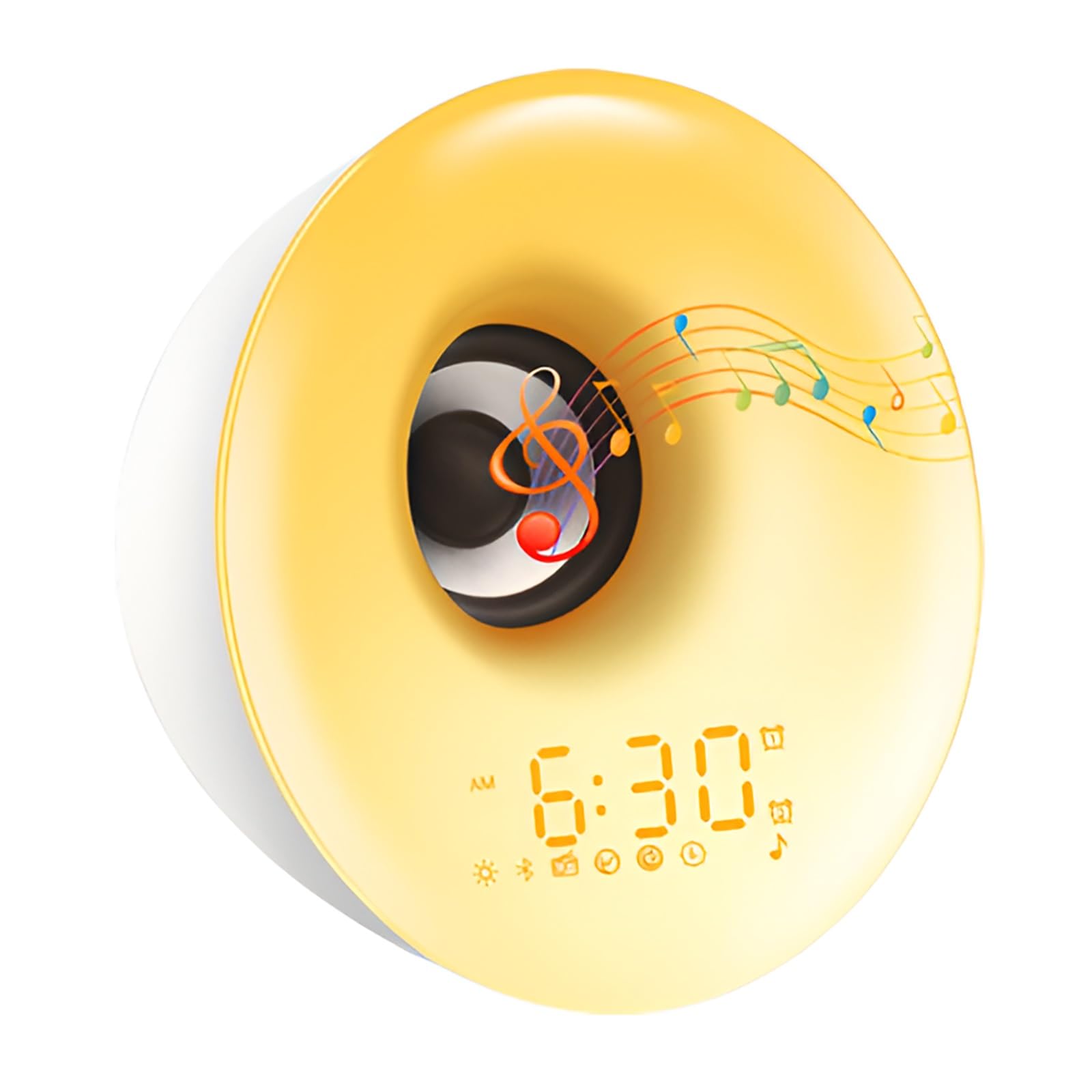 Sunrise Alarm Clock Wake Up Light with Sunrise/Sunset Simulation, Dual Alarms, Snooze Sleep Aid, FM Radio, Sleep Timer for Kids, Adults, Heavy Sleepers