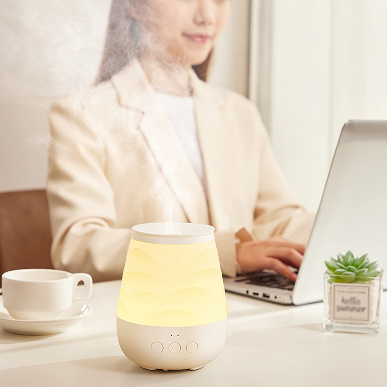 SUNESA Humidificador Ultrasónico Humidificador de Niebla Fresca, humidificadores de Aire ultrasónico Humidificador for bebé con Apagado automático, súper Tranquilo Humidificador de Aire
