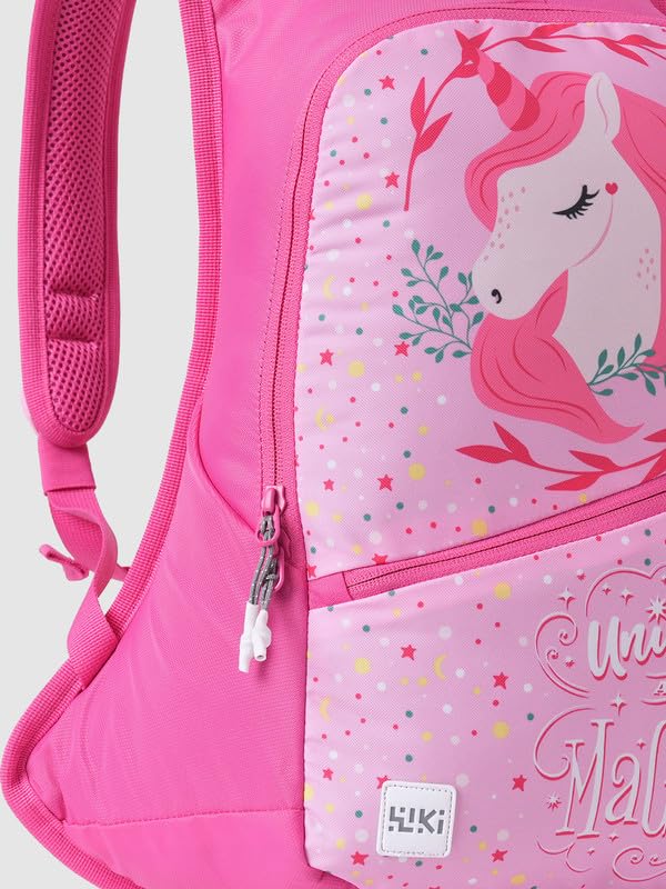 Image of Wiki Stylish Unisex Backpack | Girl Pack Durable & Lightweight backpack for Men & Women | Laptop Backpack for Office, Gym, Travel (14.5 Litre, Pink)
