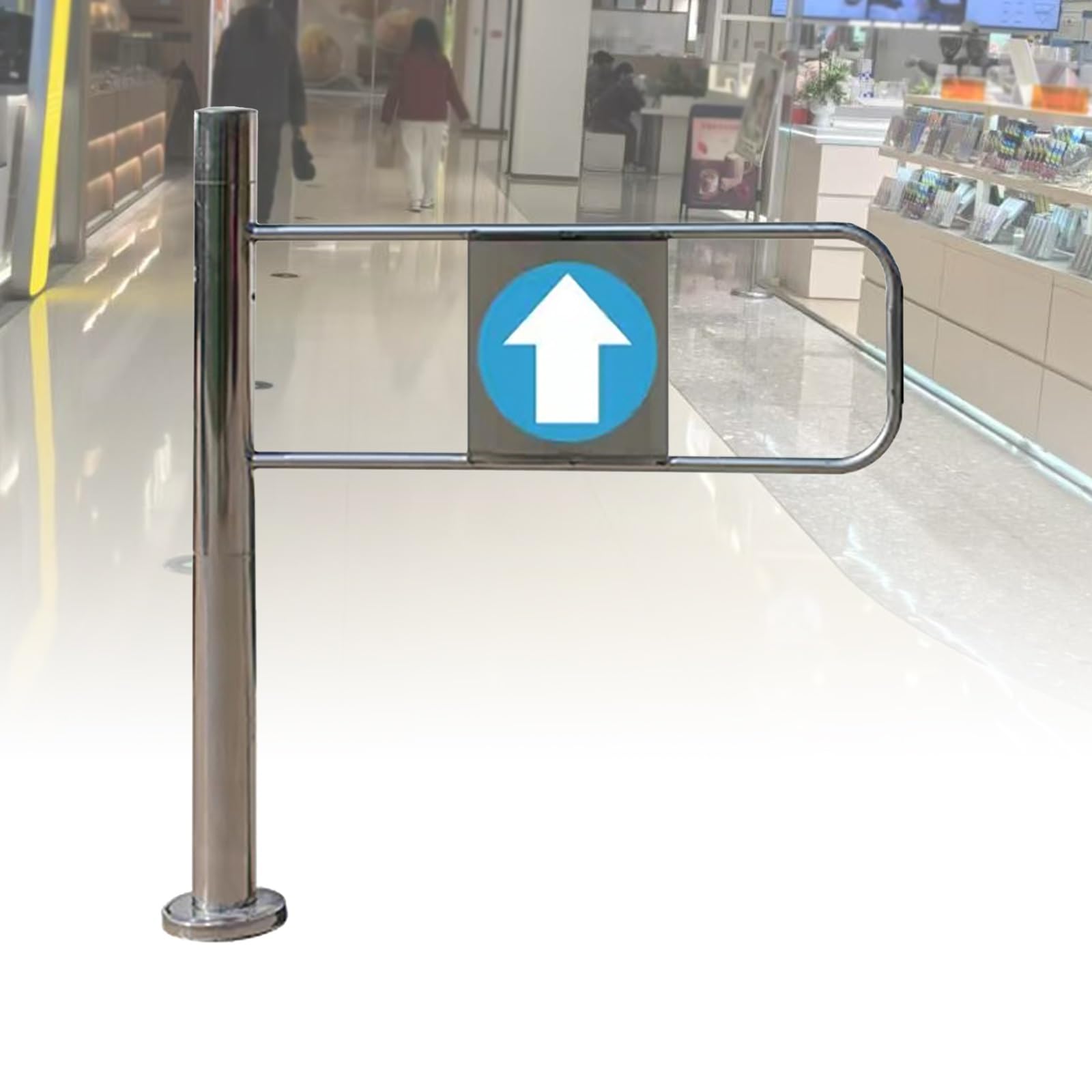 Aioneer Spring-Loaded Swing Gate For Automatic Closing And Entrance Safety In Commercial Spaces-Left-100 * 97cm