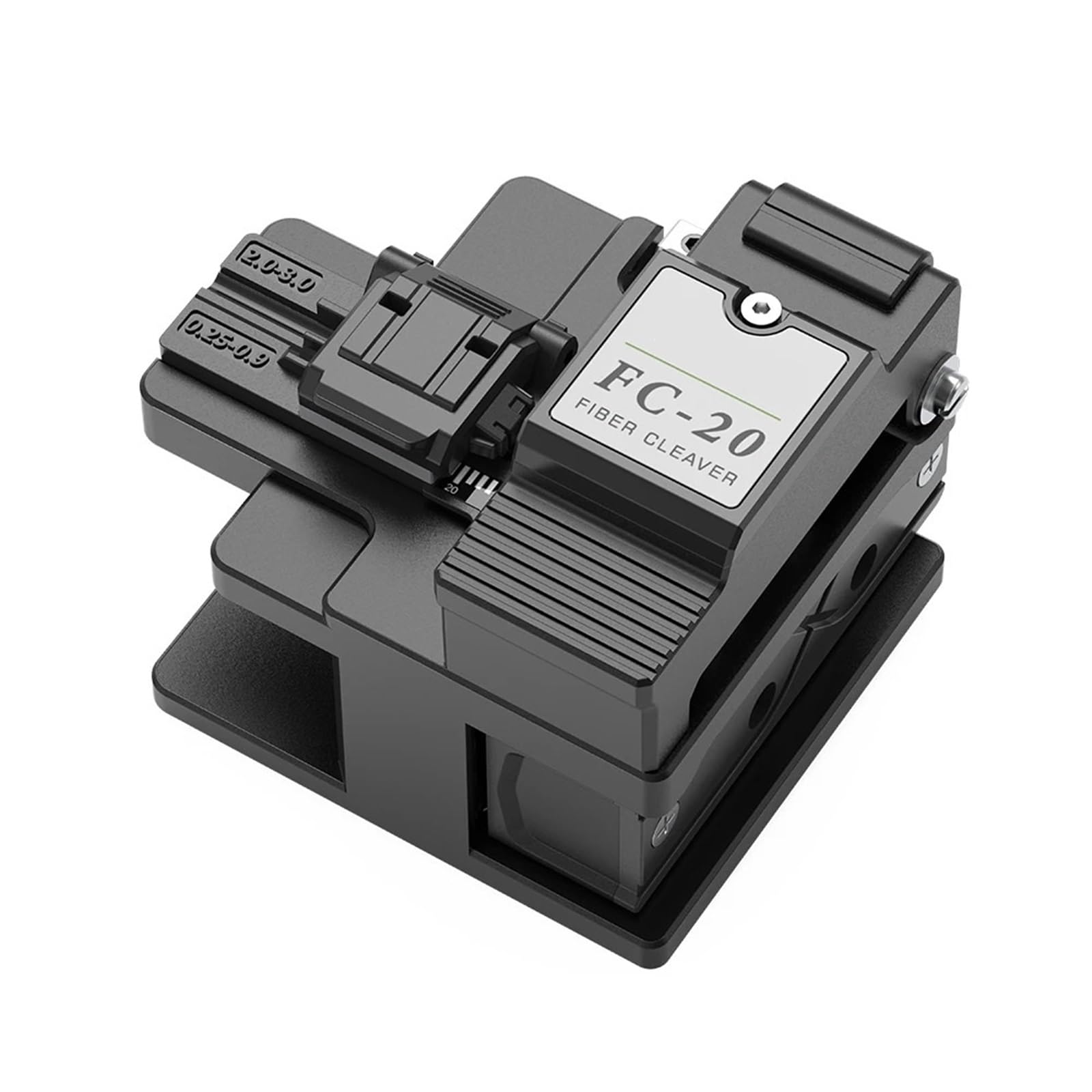 Cvfrdd One Color Precision Optical Fiber Cleaver Fc-20 For Cable 250Um ~ 3.0Mm Precisions Cutter Cold Connection Cutting Network Installation Tool