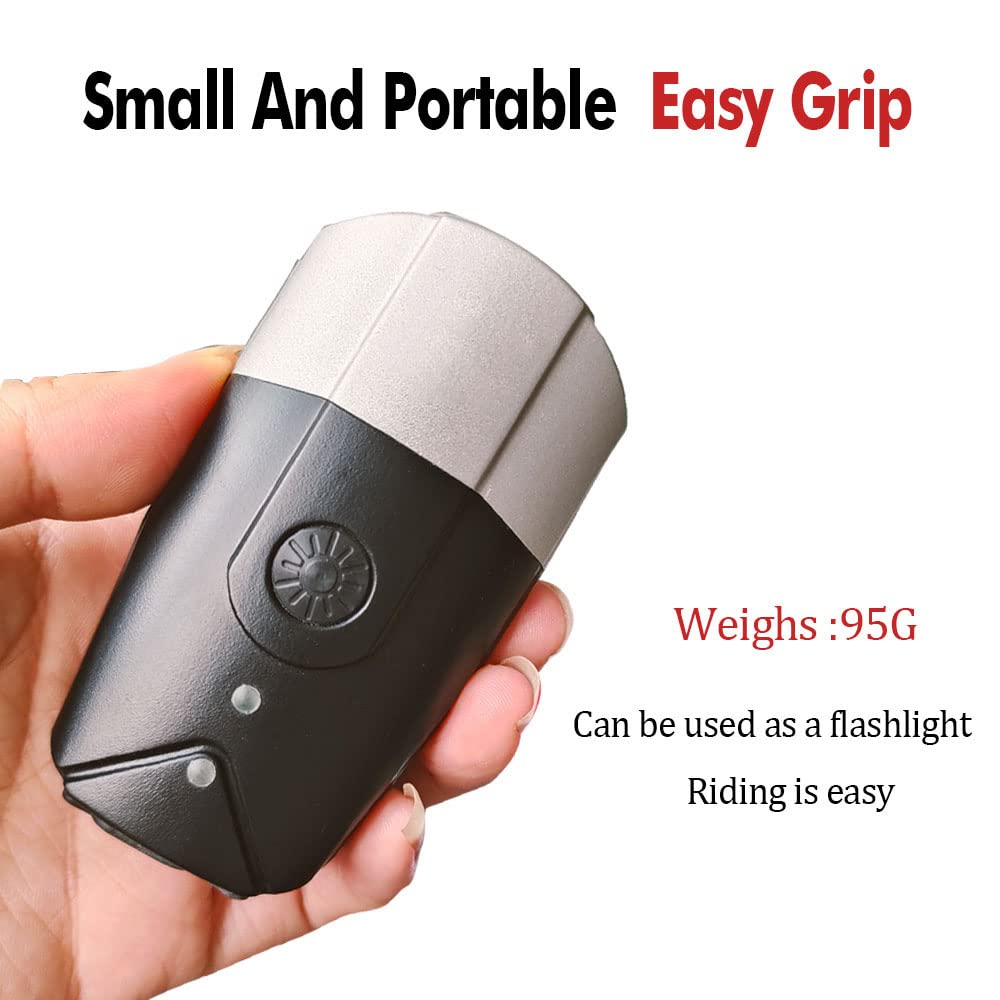 Lampe Frontale de vélo Rechargeable USB LED T6, étanche, Accessoire de Lampe Torche pour vélo, Noir, 1200 mAh