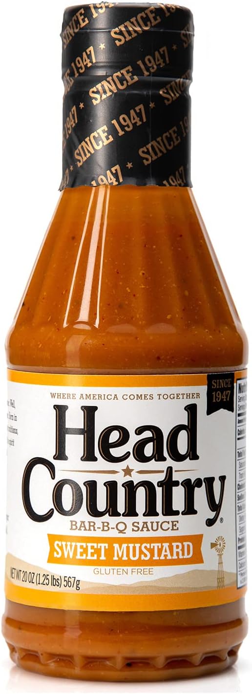 Head Country Sugar Free BarBQ Sauce, Apple Habanero Gluten Free BBQ Sauce With