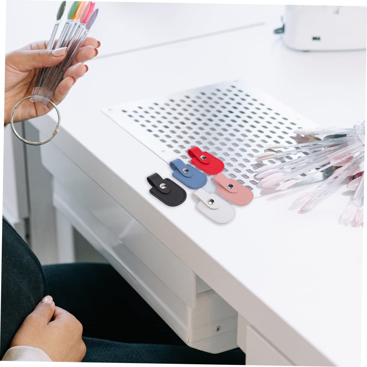 5 Set Copertura Protettiva Per Tronchesi Cuticole Design Per Strumenti Manicure Protettiva E Facile Usare Misti 4 Pezzi*5
