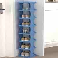Amazon｜スリム シューズラック 下駄箱 可動棚 靴箱 DIY