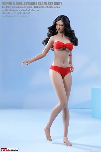 Miniatura 2 de HiPlay TBLeague - Figuras de acción coleccionables en miniatura súper flexibles de 12 pulgadas a escala 16 de 12 pulgadas (Suntan, con cabeza), S49