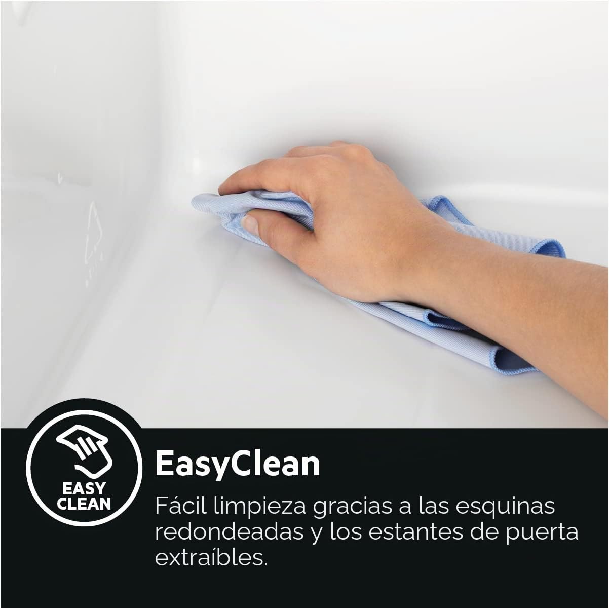 AEG AHB531D1LW - Congelador (308 L, clase de eficiencia D, baja emisión de hielo, alarma de temperatura y ruedas)