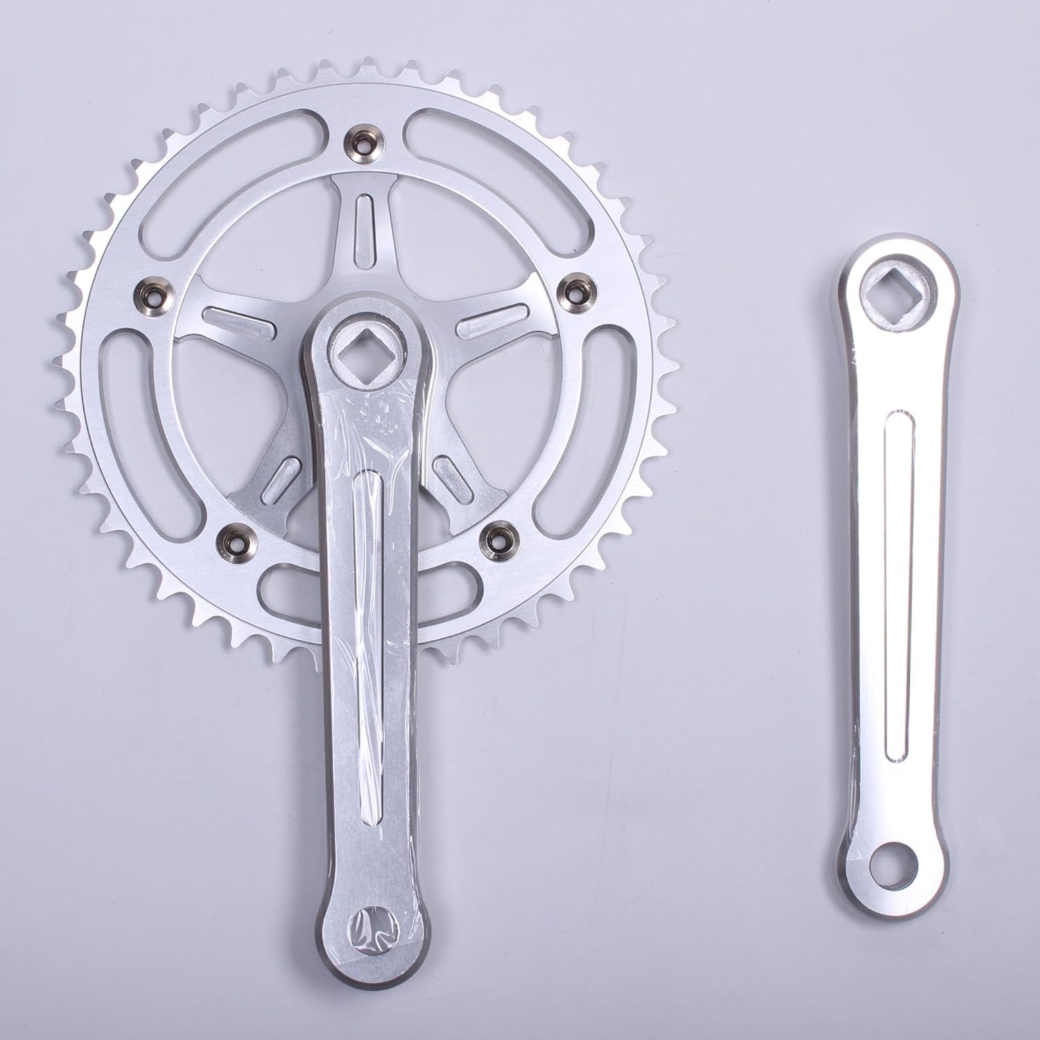 シングルクランク ProWheel 48t 165mm 8s用　 Amazon | PROWHEEL 48Tクランクセット 170MM バイククランクアーム