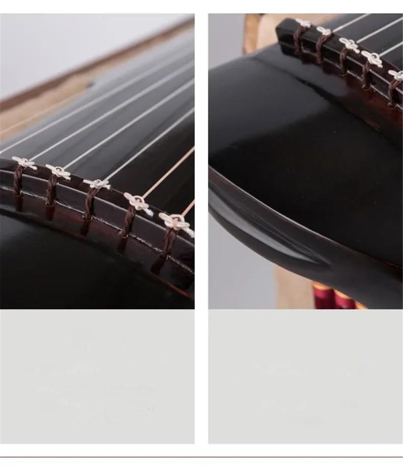 Fuxi Guqin Fatto A Mano A 7 Corde Per Principianti Adulti Pratica Strumenti A Corda Insegnamento Di Prestazioni Professionali Guqin tradizionale cinese(Black)