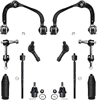 Vista 52 de Detroit Axle – 12 brazos de control superiores e inferiores delanteros con rótulas, barras de unión exteriores e interiores con topes, barras