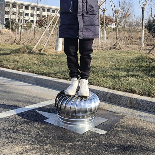 Obrotowa osłona kominowa ze stali nierdzewnej – osłona przeciwdeszczowa na dachy, kominki, strychy i gospodarstwa, 75 mm do 400 mm, regulowana osłona obrotowa dla doskonałej wentylacji