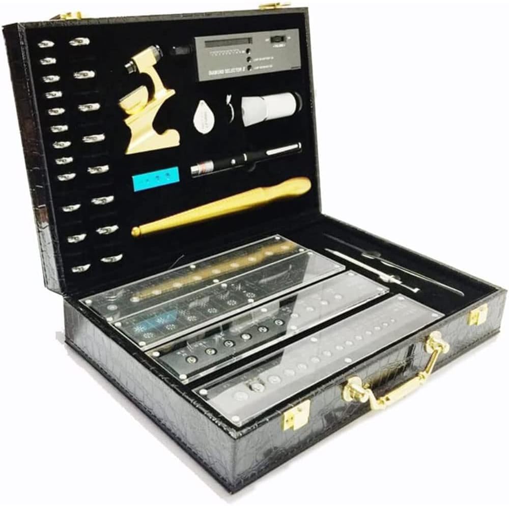 Tragbarer Diamanttester Stift – Hochpräziser Elektronischer Edelsteinpräfer Mit LED-Anzeige, Inkl. 30-facher Lupe, Für Echte Diamanten, Gold, Kristall & Mehr – Profi-Set Für Juweliere