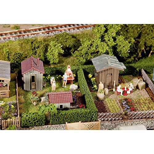 Faller F180494 modélisme ferroviaire décor abri de jardin et potager HO