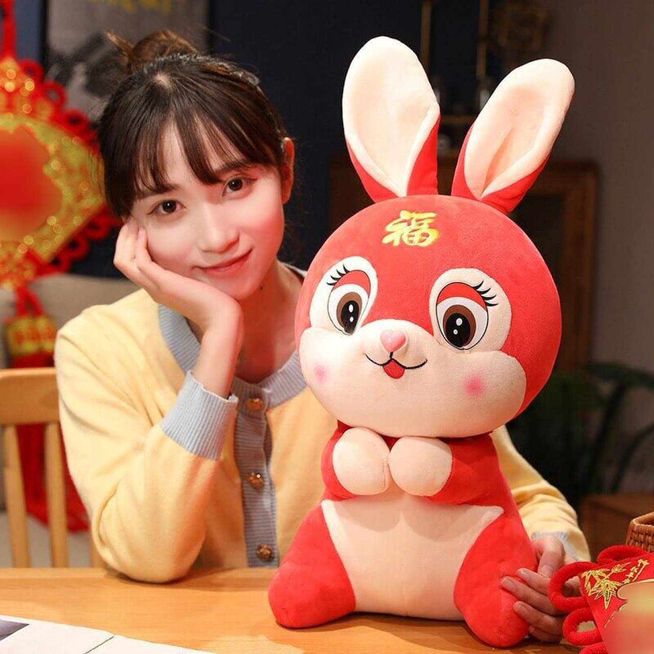 Amazon.co.jp: [LSDZW] リアル 兎ちゃん ぬいぐるみ ウサギクッション 