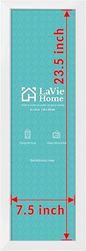 Vista 141 de LaVie Home - Portarretratos de 18 x 24 pulgadas, fotos de 16 x 20 pulgadas con paspartú, de 18 x 24 pulgadas sin paspartú, plexiglás pulido, Negro