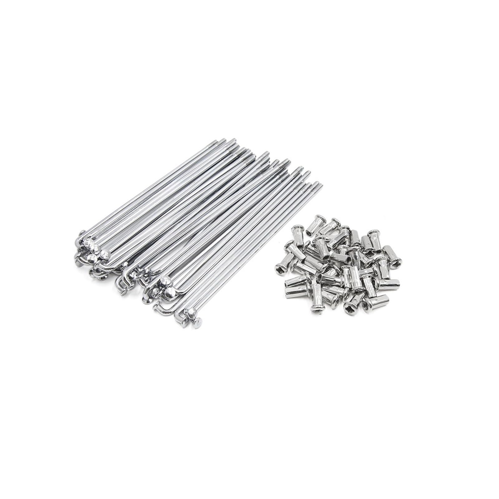 Rayons de vélo 14G 288mm en acier inoxydable pour VTT et route - 6
