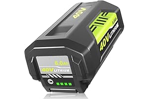 6000mAh OP40601 Ryobi 40v Battery Mower Battery