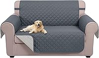 Vista 78 de U-NICE HOME Funda para sillón reclinable, reversible, con correas elásticas, resistente al agua, protege de perros y mascotas, sillón extragrande
