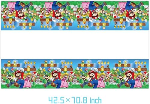 Miniatura 7 de Suministros para fiesta de cumpleaños número 42, 20 platos + 20 servilletas + pancartas + manteles,