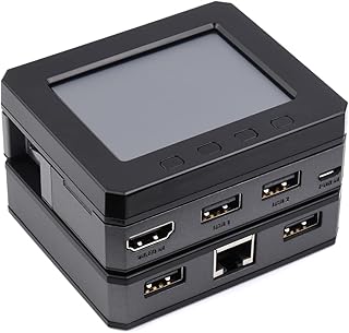 Waveshare Zero POD KIT C, with Zero POD HDMI USB HUB Module, Zero POD Case, POD USB LAN Module and POD 2.8inch Resistive Touch Display Module, for Raspberry Pi Zero/Zero 2 W Series Boards