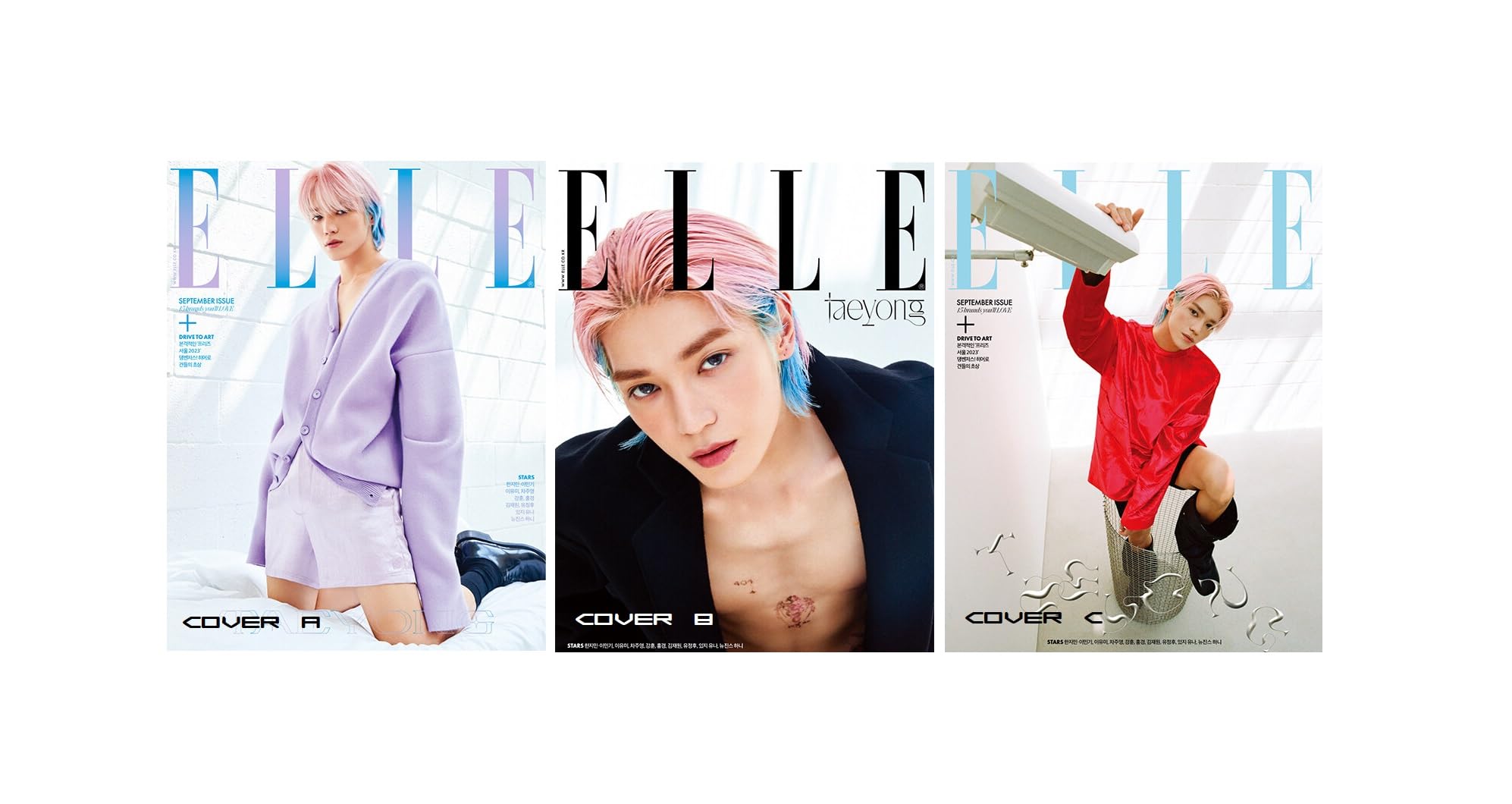 Elle Korea Septembre 2023 NCT Taeyong C pour décorer une table basse tendance