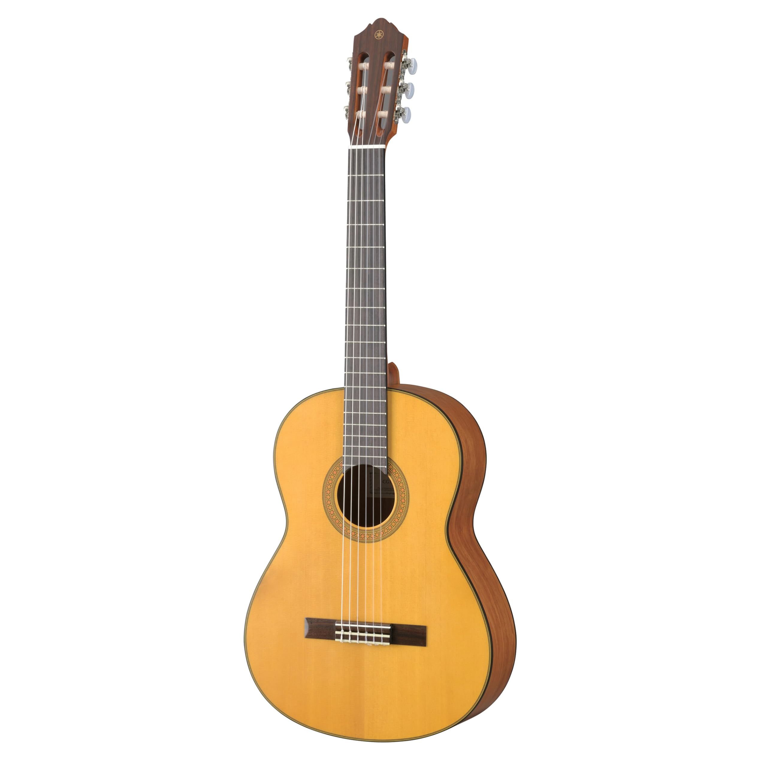 YAMAHA CG122MS Chitarra Classica 4/4 – Top in Abete Engelmann Massello, Scala 650 mm, Chitarra con Corde in Nylon dal Suono Ricco e dalla Confortevole Suonabilità